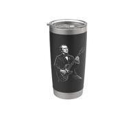 Andrew Johnson Guitare Gobelet isotherme en acier inoxydable double paroi