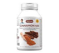 ANDREW LESSMAN ProCaps Cannelle 400 mg 60 gélules | Extrait d'écorce de cannelle standardisé avec des polyphénols concentrés pour un métabolisme sain du glucose dans la plage