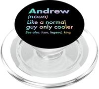 Andrew Like A Normal Guy Only Cooler Legend King Prénom PopSockets PopGrip pour MagSafe