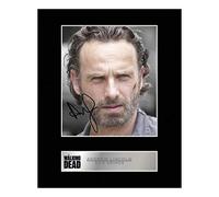 Andrew Lincoln, Rick Grimes Photo dédicacée encadrée The Walking Dead