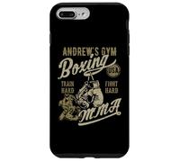 Andrew's Gym Boxe MMA Rétro Design pour Le nom Andrew Coque pour iPhone 7 Plus/8 Plus