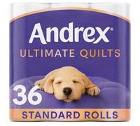 Andrex Supreme Quilts Lot de 36 rouleaux de papier toilette 155 cm