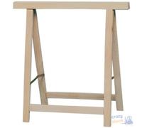 Andrighetti Chevalet Pliable En Bois De Pin Marron 75X75 Cm