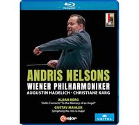 Andris Nelsons Dirige Le Wiener Philharmoniker : Berg & Mahler. Karg, Hadelich. [Blu-Ray]