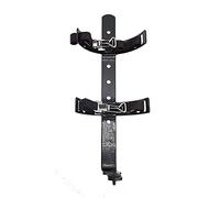 Andris Support pour extincteurs 6 kg (pour voitures et camions) en acier laqué avec 2 bandes de serrage, Rouge