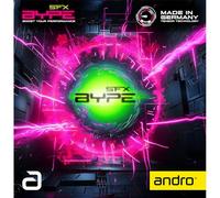 ANDRO Bype SFX Revêtement de tennis de table (rouge, 1,8 mm)
