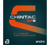 ANDRO Chintac 52S Revêtement de tennis de table (Noir, Max)