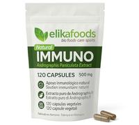 Andrographis Paniculata Elikafoods® Extrait 120 Capsules Naturelles 500mg | Renforce le système immunitaire, Augmente les défenses de l'organisme, 100% naturel, Convient aux végétaliens, Sans gluten