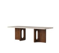 Androgyne Table Noyer/Kunis Breccia Sable