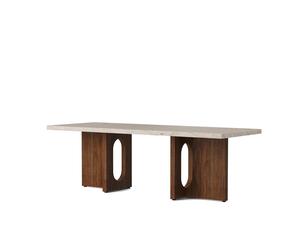 Androgyne Table Noyer/Kunis Breccia Sable