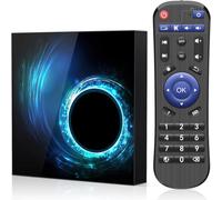 Android 10.0 TV Box, 4 Go RAM 64 Go ROM H616 Quadcore Cortex-A53 | Mali-G31 MP2 GPU, Smart TV BOX Support 2.4/5.0GHz Dual Band Wifi BT5.0 3D 6K Ultra HD H.265 10/100 Ethernet HD2.0 2xUSB 2.0