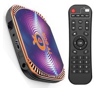Android 11.0 4GB RAM 32GB ROM MXIII X4 Amlogic S905X4 64-bit Quad Core avec Dual Wi-Fi 2.4G/5.0G, BT 4.0/3D Ultra HD 8K/H.265/1000M LAN/USB 3.0