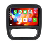 Android 11 9 Pouces HD Écran Tactile Autoradio pour Renault Trafic 3/ Opel Vivaro B 2014-2018 avec Carplay Android Auto Dab Lien Miroir DSP RDS HiFi BT 5.0 Commande Au Volant Caméra De Recul(400S)