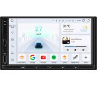 Android 12 7 Inch 8+128GB Physical Buttons Support Wireless Car Stereo CarPlay/Android Auto,Mirrorlink,Mobile Charging,Bluetooth,FM,Music Playback,Radio,Navigation,4G