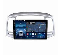 Android 12 9 Pouces Autoradio HD Écran Tactile pour Hyundai Accent 2006-2011 Intégré sans Fil Carplay Android Auto HiFi GPS Dab Lien Miroir DSP BT 5.0 RDS Commande Au Volant Caméra De Recul(M150S)