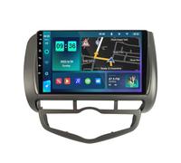 Android 12 9 Pouces IPS Écran Tactile Autoradio pour Honda City 2002-2007 Intégré sans Fil Carplay Android Auto Support BT DSP HiFi Dab RDS WiFi 4G Lien Miroir SWC Caméra De Recul(M100S)
