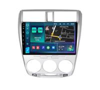 Android 12 Autoradio 10 Pouces IPS Écran Tactile pour Honda City 2008-2013 Intégré sans Fil Carplay Android Auto Support BT DSP HiFi Dab RDS WiFi 4G Lien Miroir SWC Caméra De Recul(M500S)