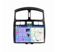 Android 12 Autoradio pour Santa Fe JAC S1 2000-2013 9 Pouces IPS Écran Tactile avec sans Fil Carplay Android Auto WiFi 4G DSP GPS Navi Dab HiFi Mirror Link RDS BT SWC +AHD Caméra De Recul(500S)