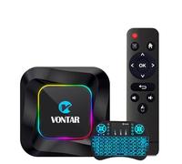 Android 13.0 TV Box, Vontar R3 Set Top Box RK3528 Quad Core CPU MALI-G31 MP2 GPU H.265 Décodage 2,4g / 5g WiFi 10 / 100M DLAN Smart TV Box Box,4gb+32gb