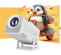Android 13 Portable Projector 2025, Overhead Projector Mini Projector 4K Intelligent 320 ANSI with WiFi and Bluetooth, Voice Assistant ChatGPT Video Projector Portable Home Theater