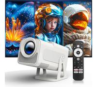 Android 13 Video Projector with Various Official TV Apps, 1080P Native Video Projector with Voice Assistant WiFi 5G 12000Lumens, RetroProjector for Home/Outdoor Theater