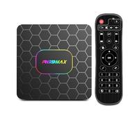Android 14.0 TV Box,R69MAX Smart TV Box with 4Go RAM 32Go ROM RK3528 Quad Core Arm Cortex A53 Mali-450 GPU Support 8K 3D 1080P 2.4/5.0GHz WiFi BT5.0 10/100M Ethernet DLNA HDMI2.0 USB3.0 H.265