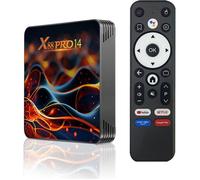 Android 14.0 TV Box,X14 Pro Smart TV Box 2Go RAM 16Go ROM RK3518 Quad-Core 64bit Cortex-A53 Mali 450 MP2 GPU Support BT5.0 4K 3D