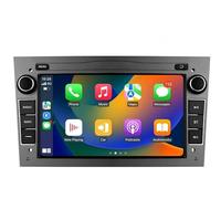 Android 14 Autoradio 7 Pouces Écran Tactile 4 cœurs 2 Go + 32 Go pour Opel Astra H Corsa C Zafira Corsa D Meriva Vivaro WiFi CarPlay/Android Auto Bluetooth 4G SWC GPS RDS-Gris