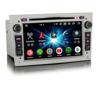 Android 14 Autoradio 8 Core 4Go 64Go GPS Navigateur pour Opel Astra H Corsa C Corsa D Zafira Vectra Signum Meriva, sans Fil Carplay Android Auto GPS DSP Lecteur CD Bluetooth WiFi Écran Tactile
