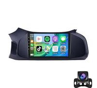 Android 14 Autoradio pour Che-vrolet Onix 2012-2019 9 Pouces Écran Tactile avec CarPlay Android Auto Prévisions Météo UI Réseau Radio Miroir Lien Bluetooth FM GPS Navigation WiFi SW(Color:8G+128G)