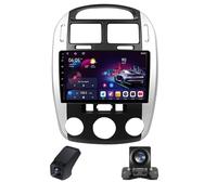 Android 14 Autoradio pour Kia Cerato 1 LD 2004-2008,9" avec CarPlay sans Fil Android Auto FM/Navigation GPS/Prise en Charge de la Fonction BT caméra de recul Télécommande de Volant(B,X2)