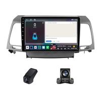 Android 14 Autoradio pour Kia Opirus GH 2006-2011,9" avec CarPlay sans Fil Android Auto FM/Navigation GPS/Prise en Charge de la Fonction BT caméra de recul Télécommande de Volant(X1)