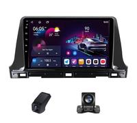 Android 14 Autoradio pour Kia Seltos SP2 2019-2023,9" avec CarPlay sans Fil Android Auto FM/Navigation GPS/Prise en Charge de la Fonction BT caméra de recul Télécommande de Volant(X2)