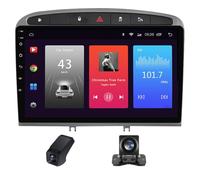 Android 14 Autoradio pour Peugeot 408 1 2012-2020 Peugeot 308 1 T7 2007-2015,9" avec CarPlay sans Fil Android Auto/Processeur DSP/Prise en Charge de la Fonction BT caméra de recul(C30 Pro)