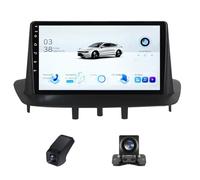 Android 14 Autoradio pour Renault Fluence Megane 3 2008-2014 avec Navigation/Carplay/Android Auto/autoradio Double DIN avec écran de 9 Pouces, Bluetooth/RDS/FM+ Contrôle au Volant(M700S/2K)