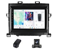 Android 14 Autoradio pour Toyota Alphard H20 2008-2014,9" avec CarPlay sans Fil Android Auto/Navigation GPS/Prise en Charge de la Fonction BT caméra de recul Télécommande de Volant(X2)