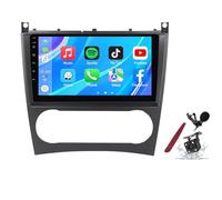 Android 14 autoradio stéréo pour B-ENZ C-Class W203 (2004-2011) Lecteur multimédia à écran Tactile 9 "avec Carplay sans Fil GPS Navigation FM RDS Bluetooth 5G-WiFi SWC DSP,M500s