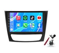 Android 14 autoradio stéréo pour B-enz E-Class W211 (2001-2011) Lecteur multimédia à écran tactile 9 "avec Carplay sans fil 2 Din GPS Navigation par satellite FM RDS Bluetooth 5G-WiFi SWC DSP,M200s