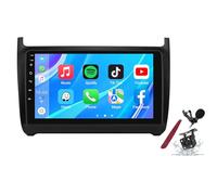 Android 14 Autoradio Stéréo pour VW P-olo 5 (2008-2020) Lecteur multimédia à écran Tactile 9" avec Carplay sans Fil GPS Navigation FM RDS Bluetooth 5G-WiFi SWC DSP,M500s