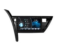 Android 14 Autoradio tactile 10,1" 8 cœurs 4 Go + 64 Go pour Toyota Corolla Auris 2013 2014 2015 2016 Trafic à gauche WiFi sans fil Android Auto & Wireless Carplay Bluetooth WiFi 4G GPS RDS FM SWC DSP