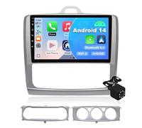 Android 14 Car Android Radio Screen for Ford Focus Mk2 Mk3 Exi MT 2 3 2004-2011 Multimedia Stereo Wireless CarPlay Android Auto GPS WiFi 6 Bluetooth 5.4 FM SWC Backup Camera 4G 64G