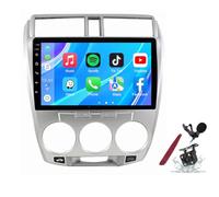 Android 14 Car Radio Navi pour H-Onda City (2008-2014) Lecteur multimédia à écran Tactile de 9 Pouces avec Carplay sans Fil GPS Navigation FM RDS Bluetooth 5G-WiFi SWC,M400s