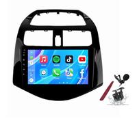 Android 14 Car Radio Sat Navi pour C-hevrolet Spark (2010-2014) Lecteur multimédia à écran Tactile 9 Pouces avec sans Fil Carplay GPS Navigation FM RDS Bluetooth 5G-WiFi SWC DSP,M500s