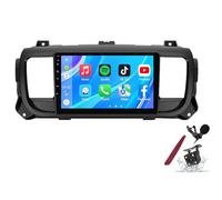 Android 14 Car Radio Sat Navi pour C-itroen Jumpy (2016-2021) Lecteur multimédia à écran Tactile 9 Pouces avec Carplay sans Fil Navigation GPS FM RDS Bluetooth 5G-WiFi SWC DSP,M400s