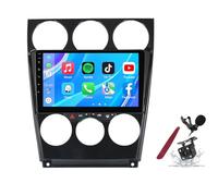 Android 14 Car Radio Sat Navi pour M-azda 6 (2004-2015) Lecteur multimédia à écran Tactile 9 Pouces avec Carplay sans Fil GPS Navigation FM RDS Bluetooth 5G-WiFi SWC DSP,M100s