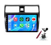 Android 14 Car Radio Sat Navi pour S-uzuki Swift (2004-2010) Lecteur multimédia à écran Tactile 9 Pouces avec sans Fil Carplay GPS Navigation FM RDS Bluetooth 5G-WiFi SWC DSP,M300s
