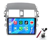 Android 14 Car Radio Sat Navi pour T-oyota Corolla (2006-2013) Lecteur multimédia à écran Tactile 9 Pouces avec sans Fil Carplay GPS Navigation FM RDS Bluetooth 5G-WiFi SWC DSP,M400s