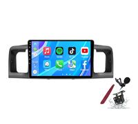 Android 14 Car Radio Sat Navi pour T-oyota Corolla E120 (2000-2004) Lecteur multimédia à écran Tactile 9 Pouces avec Carplay sans Fil Navigation GPS FM RDS Bluetooth 5G-WiFi SWC DSP,M100s