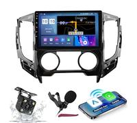 Android 14 Car Stereo Navi pour M-itsubishi L200 TRITON (2015-2019) Radio de voiture à écran QLED de 9"avec Carplay sans fil Android Navigation GPS avec Bluetooth 5.0 HIFI FM 5G-WiFi SWC MIC,M700s