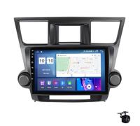 Android 14 Dual Din Car Stereo Radio for T-OYOTA Highlander 2007-2013 9 "GPS Satellite Navigation Multimedia Video Player with DSP FM BT WiFi SWC 4G 5G carplay Plug and Play,M100s